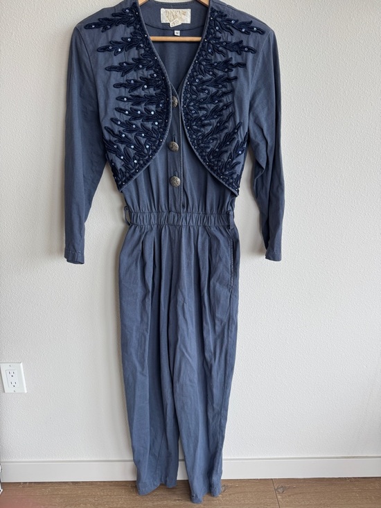 Vintage Pants - Vintage Risky # Beaded Jumpsuit